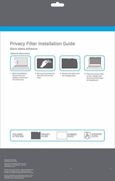 Produktbild Gearlab Adhesive Privacy Filter 12.3 (12.28", 3 : 2)