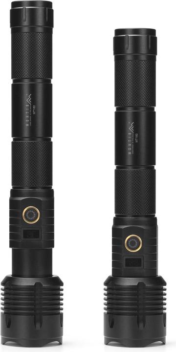 Actual product image Montiss Taktyczna ręczna latarka akumulatorowa LED MT160 (25.20 cm)