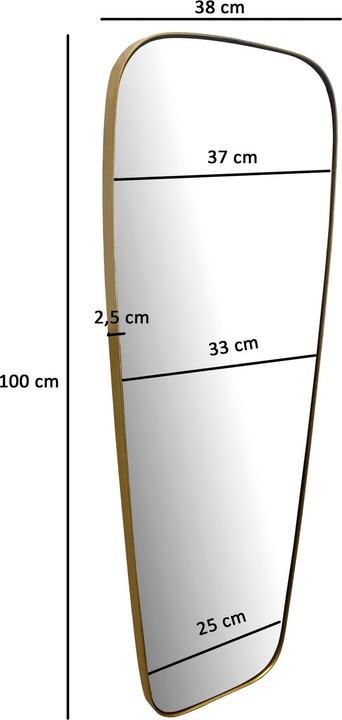 Immagine prodotto FineBuy Specchio da parete (38 x 100 cm)