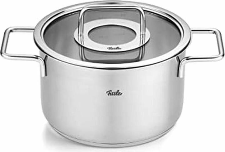Actual product image Fissler Set (KT16 20 24 BT20cm mGD)Pure Collection4 pcs. (20 cm, Pot, Stainless steel)
