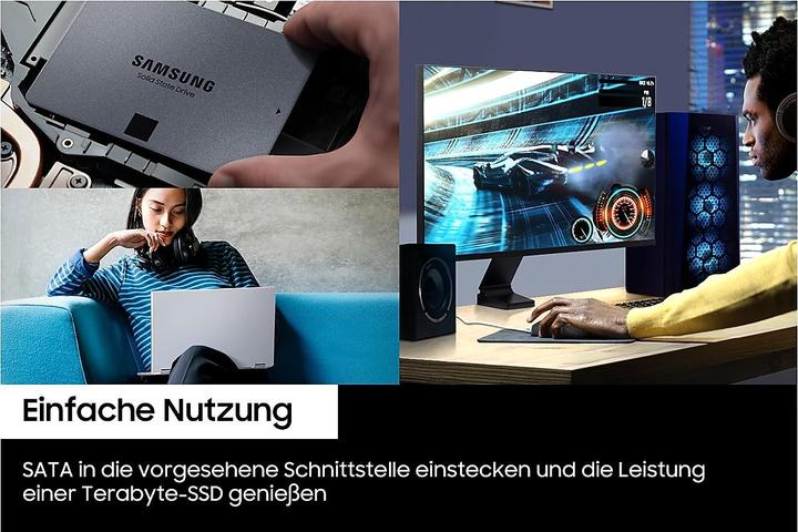 Actual product image Samsung 870 QVO (2000 GB, 2.5")