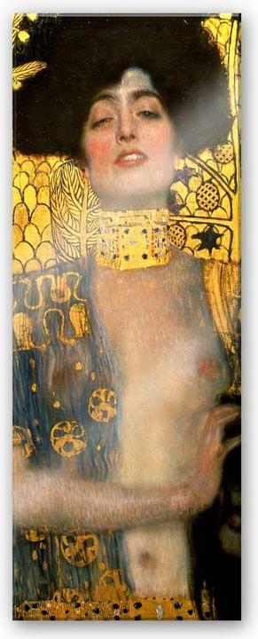 Actual product image Trenddeko Klimt - Judith with the head of Holofernes (40 x 100 cm)