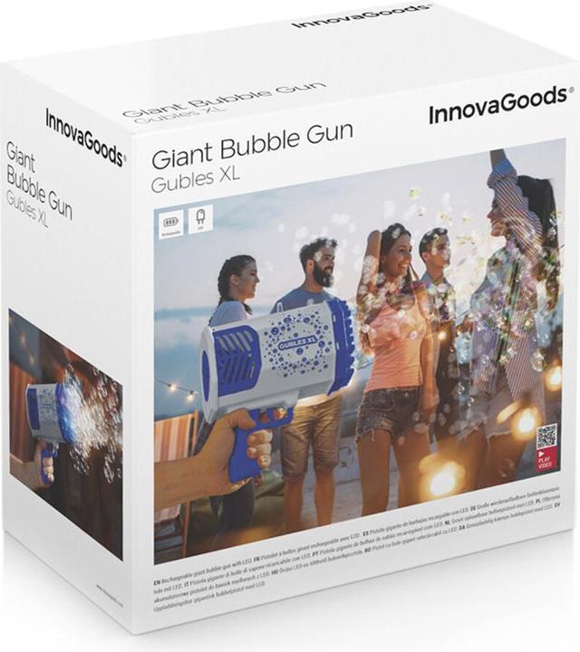 Actual product image InnovaGoods Giant bubble gun with LED Gubles XL