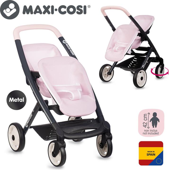 Actual product image Smoby Maxi-Cosi Zwillings-Puppenwagen