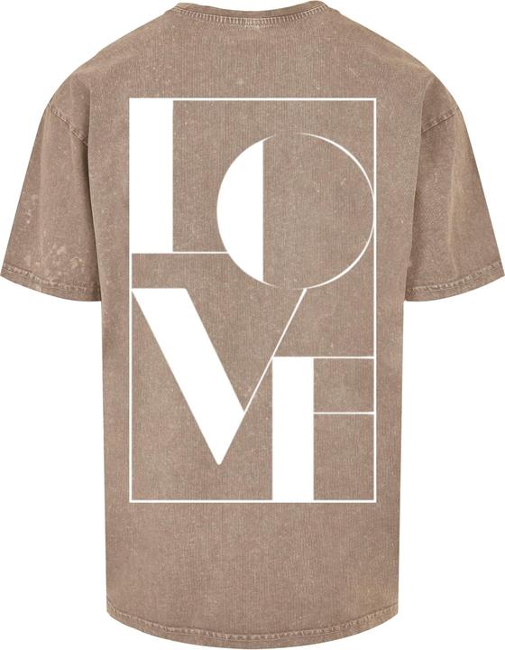 Actual product image Merchcode Love Acid Washed Heavy Oversize Tee - 112397 (M)
