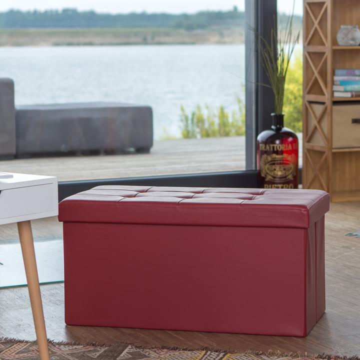 Actual product image Relaxdays Bench storage space (76 cm)