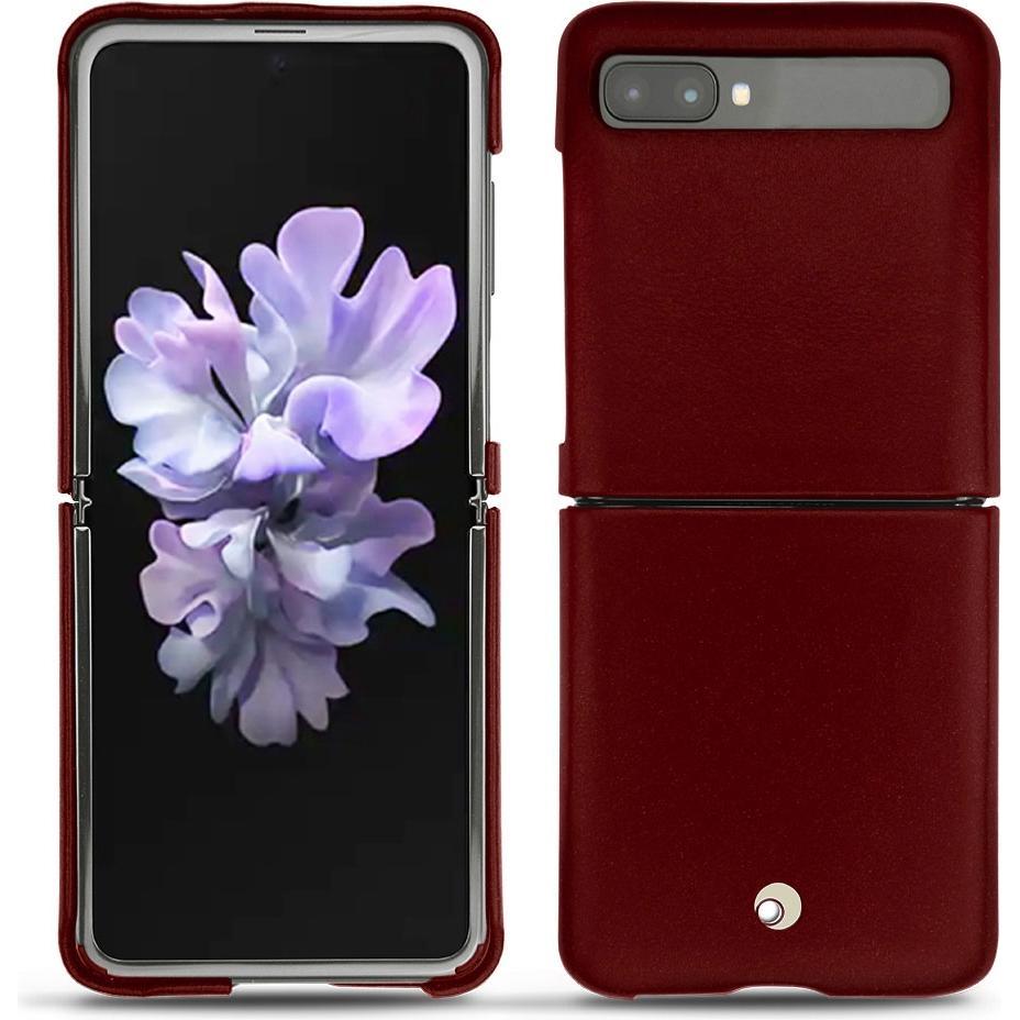 Noreve Lederschutzhülle (Samsung Galaxy Z Flip), Smartphone Hülle, Rot