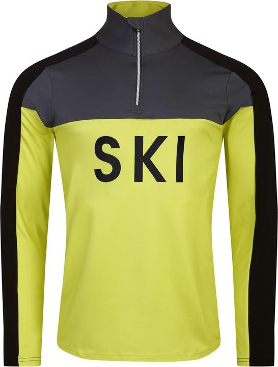 Ebony grey, Neon green