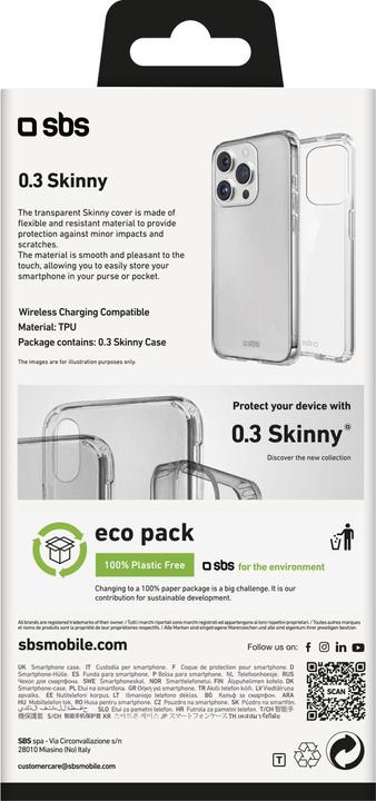 Produktbild SBS Skinny Cover (Apple iPhone 16 Pro)
