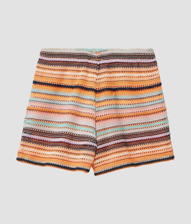 Actual product image S.Oliver Leggins Wide-Leg-Shorts mit gestrickten Streifen und Jerseyfutter (128)
