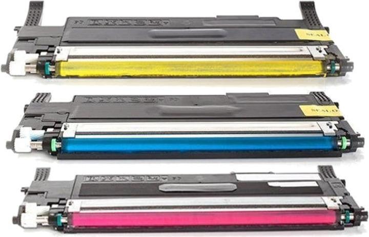 Actual product image Hermex Compatible Samsung CLP-325W Toner Cartridges Color (M, C, Y)