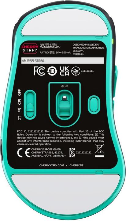 Produktbild CHERRY xtrfy M64 Wireless, Black (Kabellos)