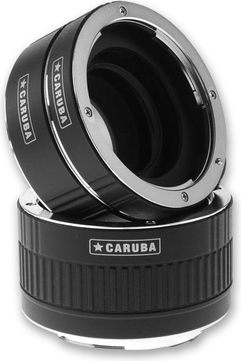Caruba Extension Tube Set Canon Chrome (Type II) (Macro intermediate ring, Canon EF, Canon EF-S)