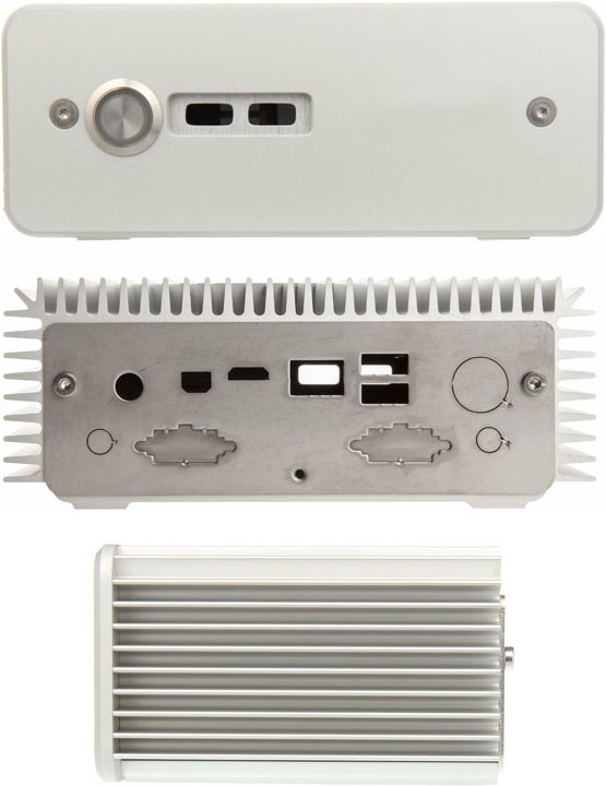 Actual product image Impactics D3NU1-S Intel NUC case, incl. mSATA cooler (UCFF)