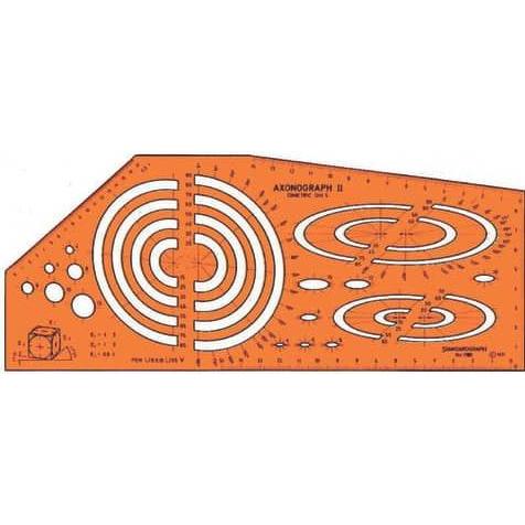 Standardgraph, Lineal, Schablone Dimetric