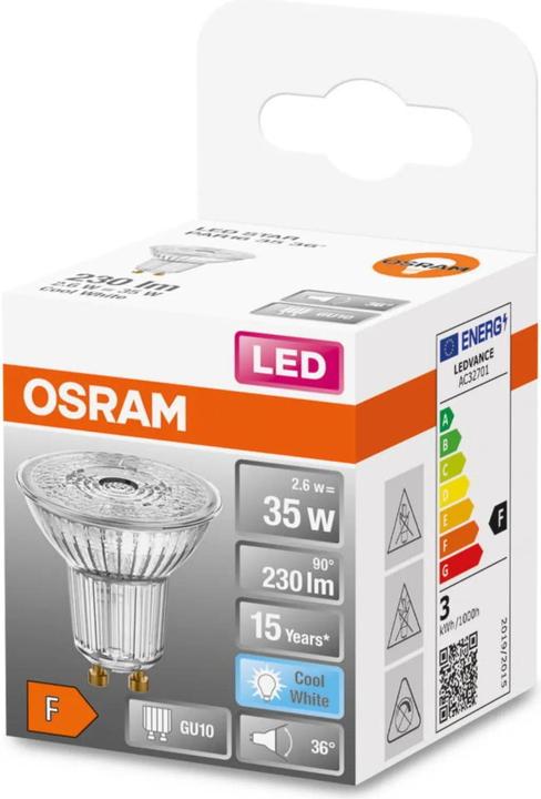 Produktbild Osram Led Star Par16 (GU10, 35 W, 230 lm, 1 x, F)