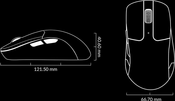 Actual product image Keychron M2 Wireless - 4000 hz - Noir (Wireless)