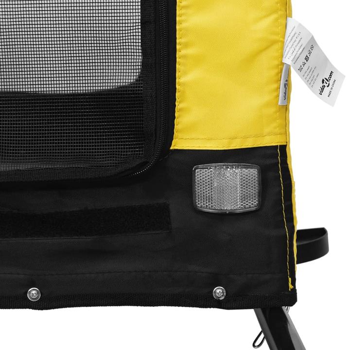 Produktbild VidaXL Fahrradanhänger Hunde Oxford-Gewebe & Eisen