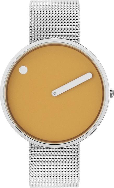 Produktbild Picto 43354-0820S Mustard Yellow Unisex 40mm 5ATM (Analoguhr, 40 mm)