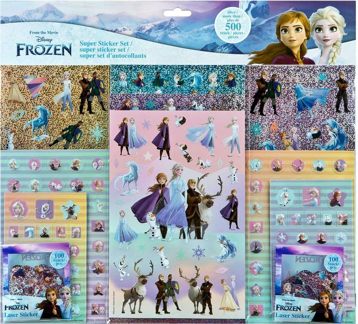 Immagine prodotto Undercover Motivsticker Disney Frozen 500 Stück, Motiv: Frozen