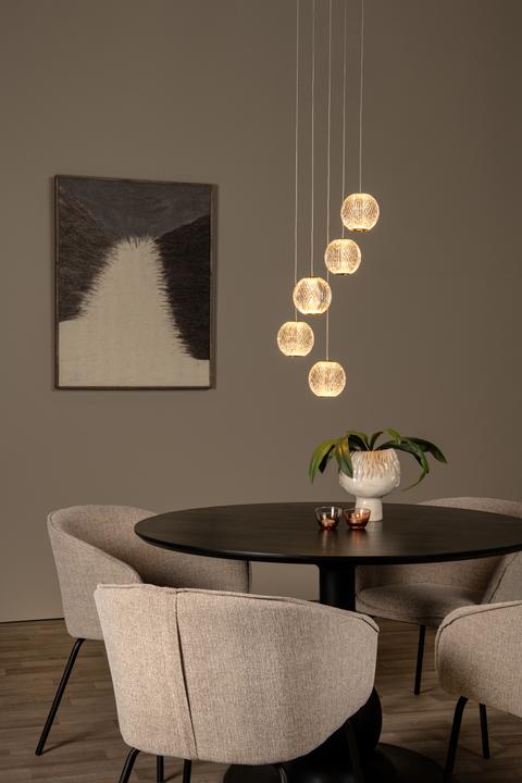 Actual product image Lucide CINTRA - Pendants - Ø 32 cm - LED - 1x21W 2700K - Transparent 13499/22/60 (290 lm)
