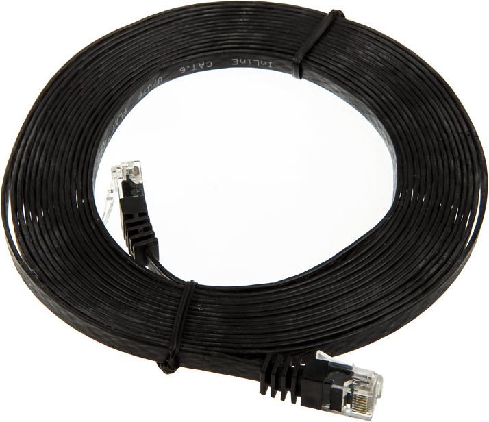 Actual product image InLine 7m patch cable flat, U/UTP, Cat.6 (U/UTP, CAT6, 7 m)