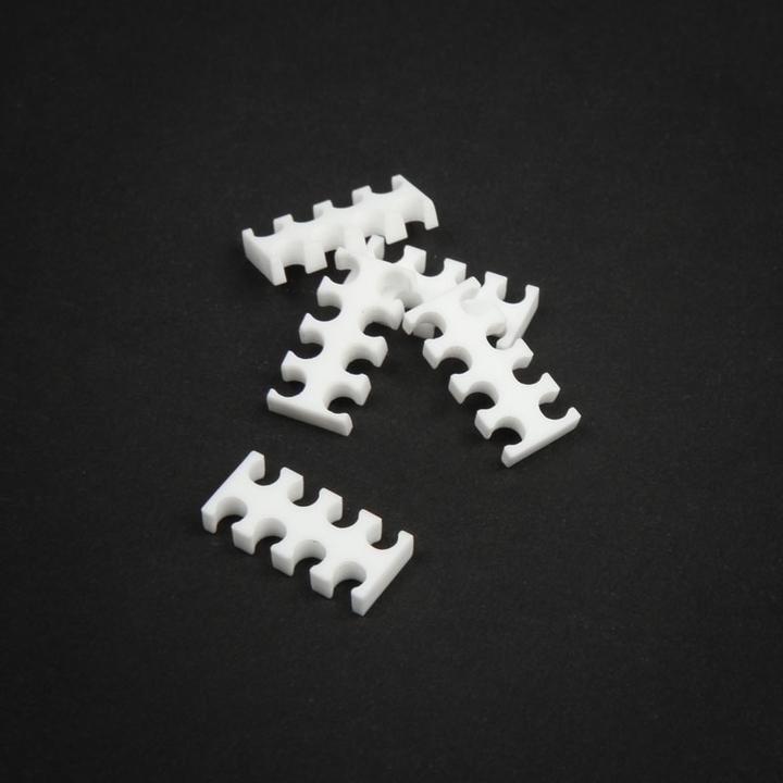 Actual product image King Mod 8-slot cable comb 3mm small - white - set of 5