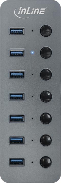 Produktbild InLine Hub 7 x USB 3.2 Gen 1 (USB-A, 7 Ports)