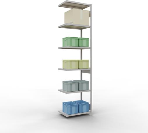 Immagine prodotto Schulte Lagertechnik MULTIplus250 sistema di alloggiamento aggiuntivo senza bulloni con bulloni di lunghezza