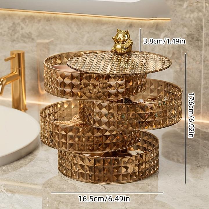 Actual product image Only-Bags.Store Multi-layered storage box with large capacity for jewellery and cosmetics, dustproof