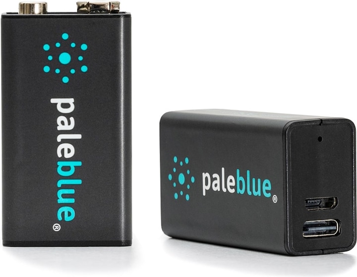 Pale Blue PB-9V (2 Pcs., 9V Block, 500 mAh)