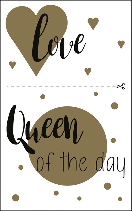 Image du produit Rayher Motif de transfert "Love & Queen", 2 feuilles