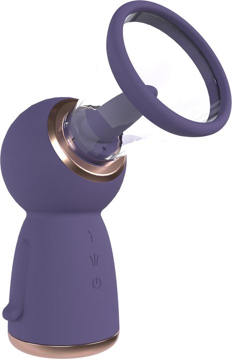 Actual product image Shots Exquisite - Rechargeable Vulva and Breast Pump - Purple