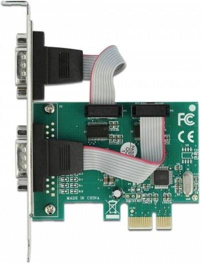 Actual product image Delock PCI Express card 90007 2x serial / RS-232