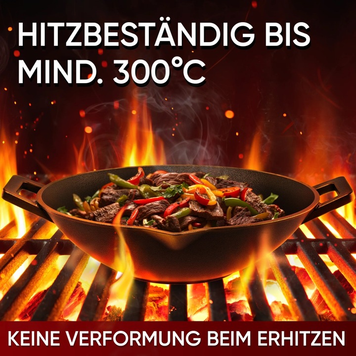 Productafbeelding Gusskönig Wok (36 cm, Wokpan, Gietijzer)