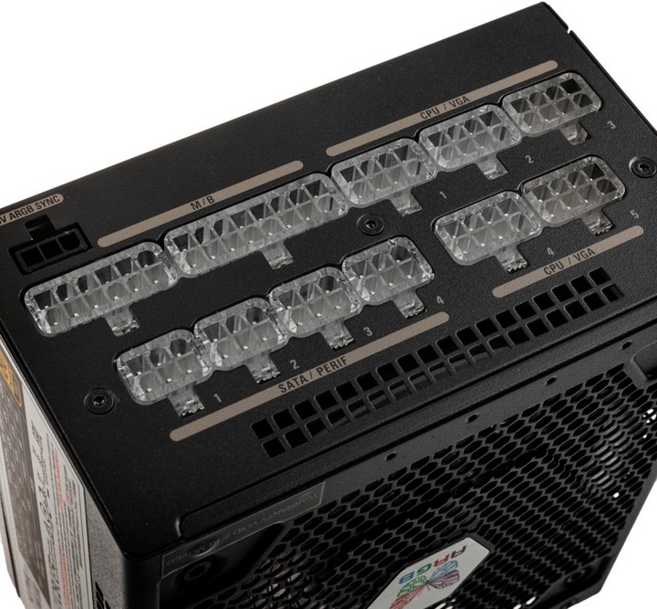 Actual product image Super Flower Leadex III ARGB 80 PLUS Gold power supply, modular - 750 Watt (750 W)