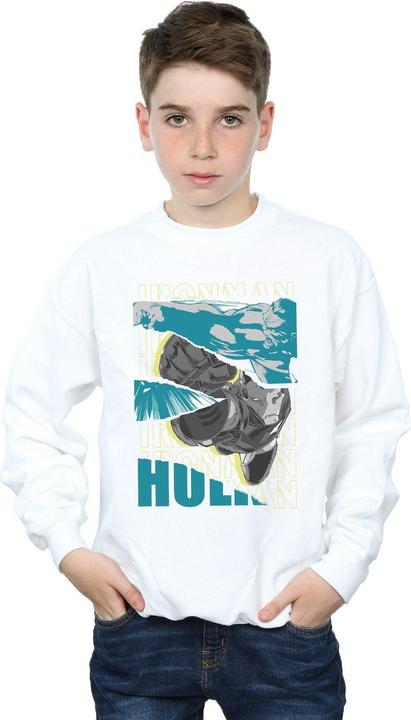 Immagine prodotto Avengers Iron Man And Hulk Collage Felpa Ragazzi (152, 158)