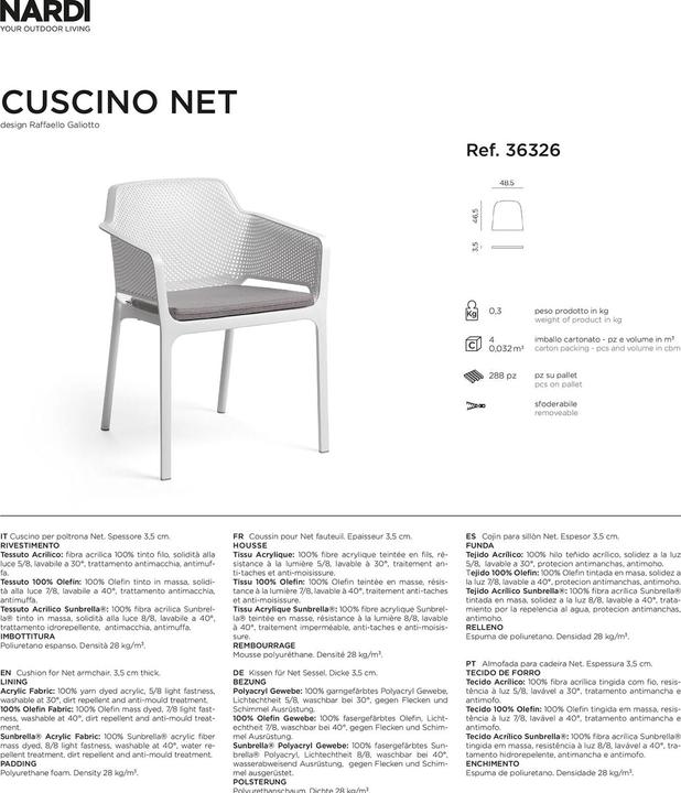 Produktbild Nardi Net (48.5 x 46 cm)