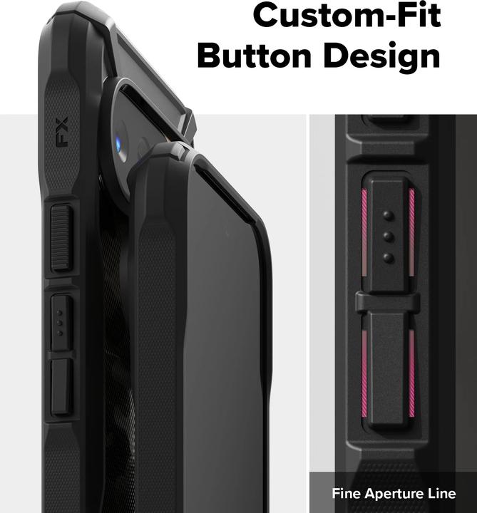 Actual product image Ringke Fusion X Design Cover for Google Pixel 10 / 10 Pro Camo Black (Google Pixel 10, Google Pixel 10 Pro)