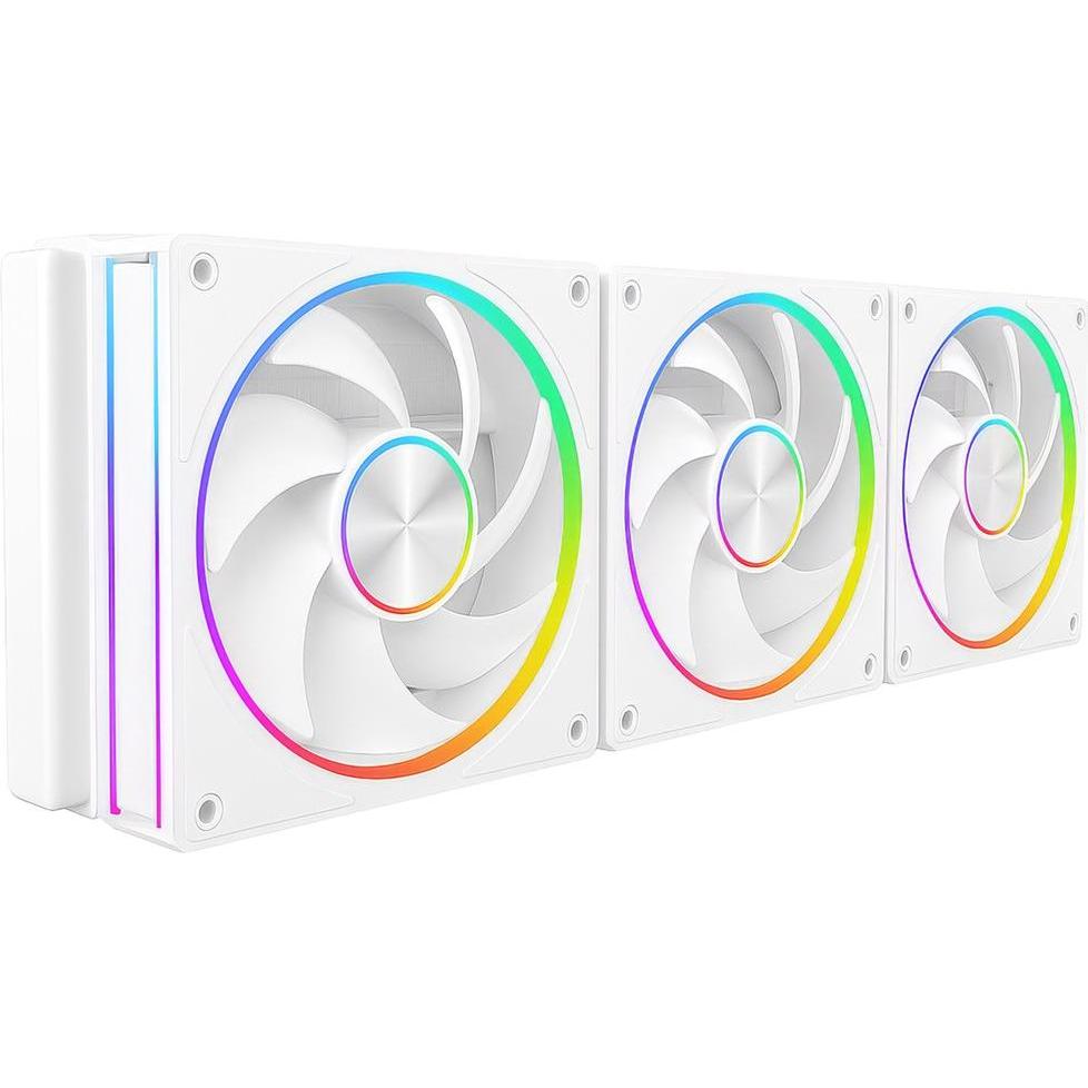 Modecom VOLCANO LOOP 120 ARGB FAN Weiss (120 mm), Ventola PC, Bianco