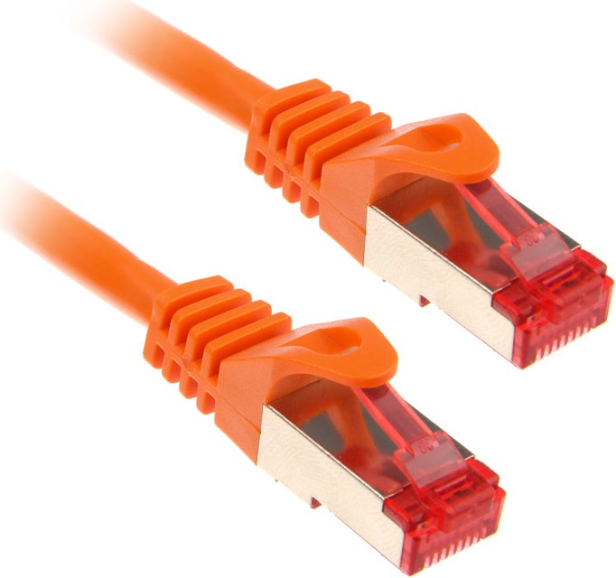 Produktbild InLine Netzwerkkabel (S/FTP, CAT6, 0.30 m)