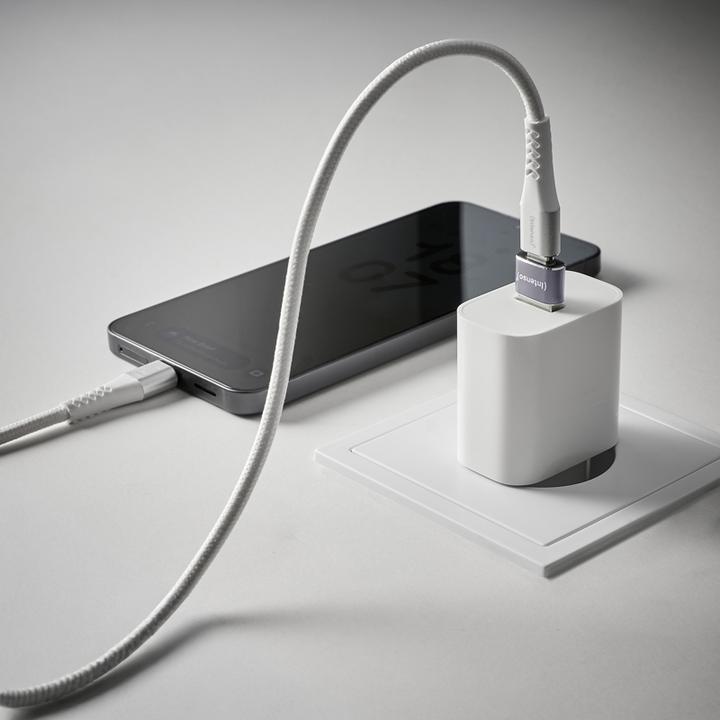 Image du produit Intenso 3-pack USB Adapter USB-A -> USB-C C480C Aluminium (USB 2.0)