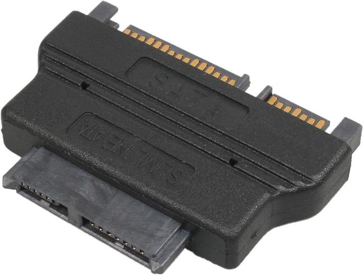 Actual product image InLine SATA adapter for 7+15 to 7+6 Slimline (SATA)