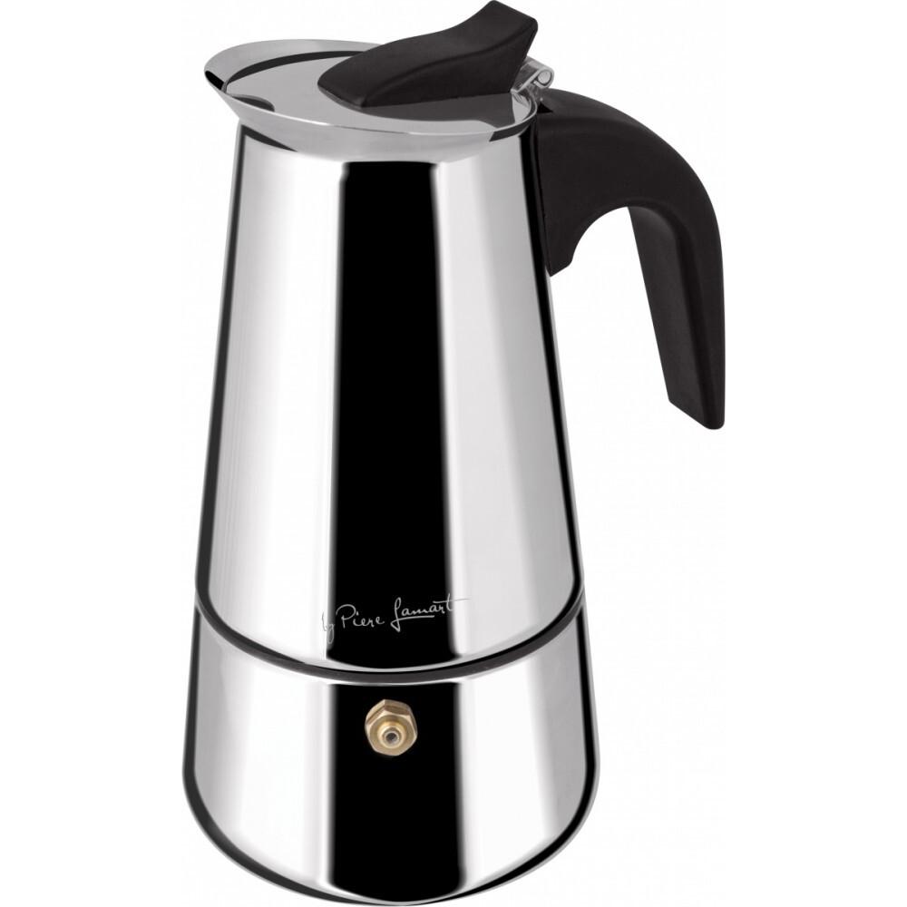 Lamart Kaffeemaschine LT7075 100ml MOKA KAFFE, Caffettiera moka, Argento