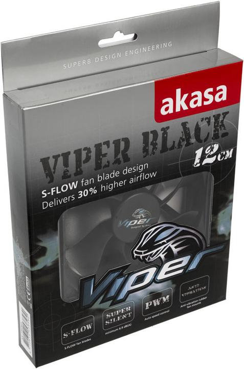 Produktbild Akasa Viper Black (120 mm, 1 x)