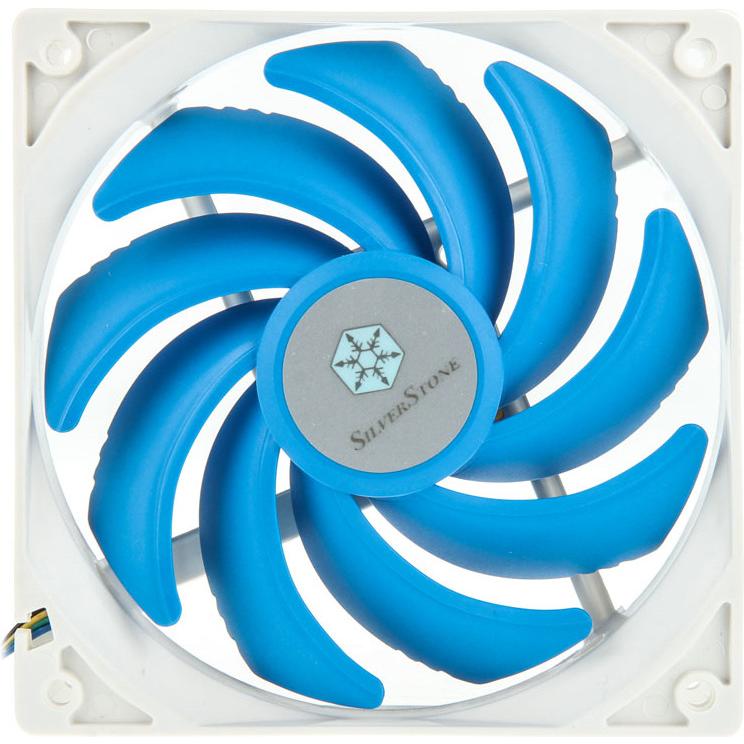 Thumbnail - Silverstone SST-FQ121 FQ Series Fan, PWM (120 mm), PC Lüfter, Blau, Weiss