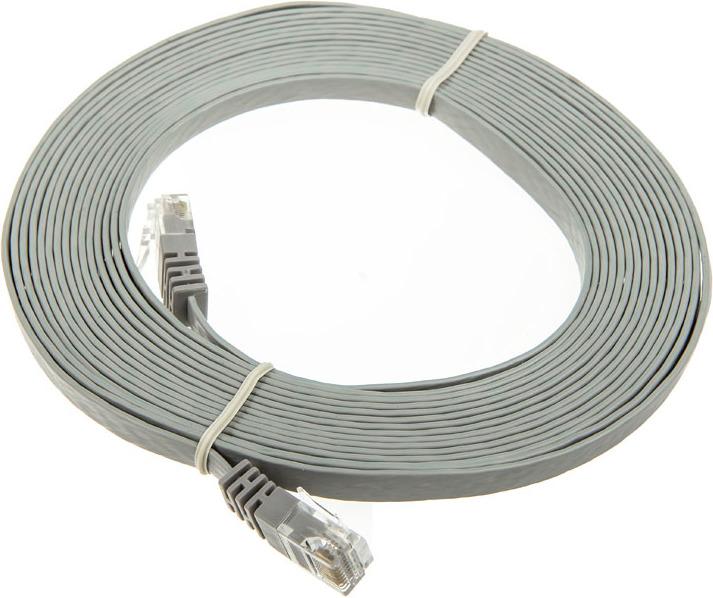Actual product image InLine 7m patch cable flat, U/UTP, Cat.6 (U/UTP, CAT6, 7 m)
