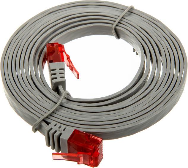 Produktbild InLine 3m Patchkabel flach, U/UTP, Cat.6 (U/UTP, CAT6, 3 m)
