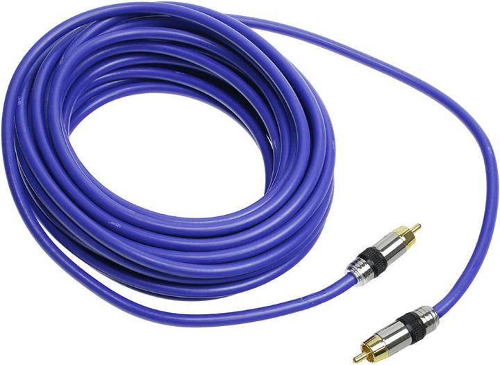 Produktbild InLine Cinch Kabel AUDIO, vergoldete Stecker, 1x Cinch (10 m, Cinch Kabel)