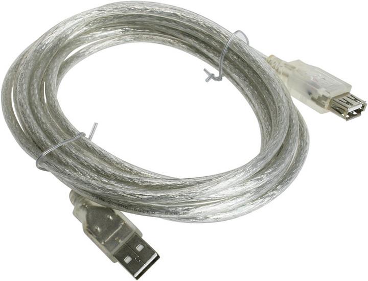 Produktbild InLine USB 2.0 Verlängerung, St/Bu Typ A (3 m, USB 2.0)